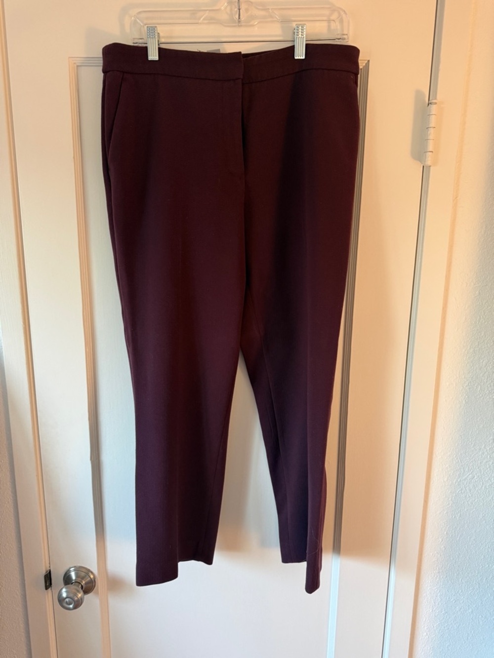 H&M Women's Trousers in Deep Plum